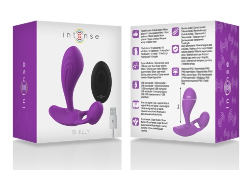 Intense - Shelly Vibro Plug w Remote - Purple photo