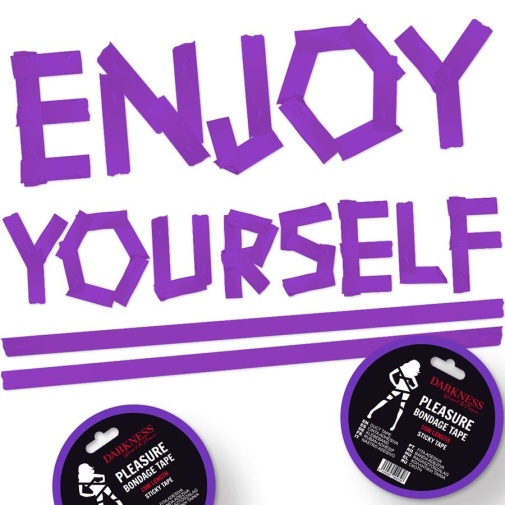 Darkness - Sticky Tape 15m - Purple photo