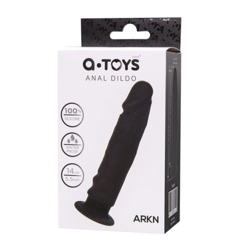 A-Toys - Arkn Anal Dildo 14cm - Black photo