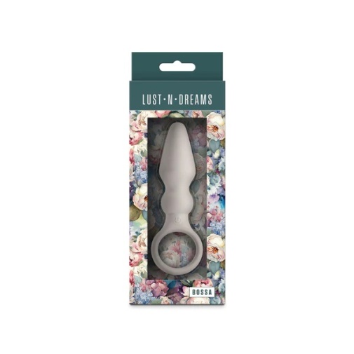 NS Novelties - Bossa Vibro Plug w Ring - Fog photo