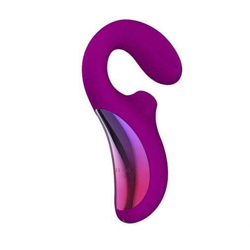 Lelo - Enigma Cruise 阴蒂吸啜及G点双重刺激声波按摩器 - 深玫瑰色 照片