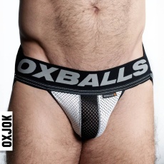 Oxjok - Airmesh Jockstrap w Ring - Ice White - XXL photo