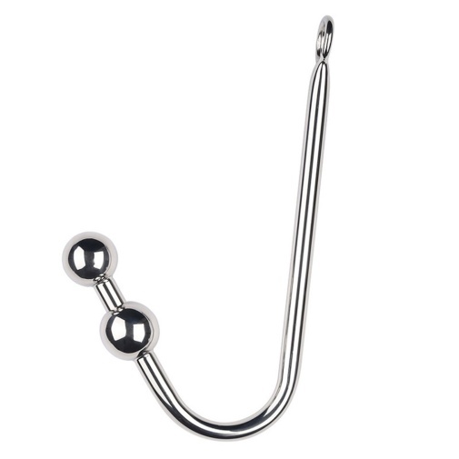 SMVIP - Collar w 2 Balls Anal Hook photo