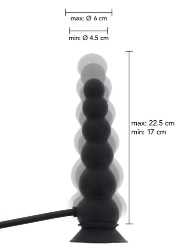 Hidden Desire - Expert Inflatable Plug - Black photo