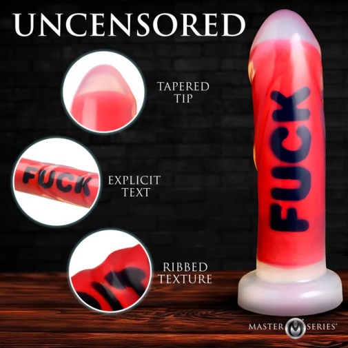 Master Series - Fuck Dildo - Red photo