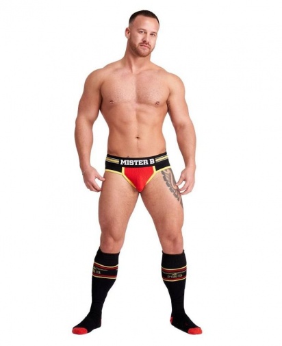 Mister B - Urban Brussels Jock Brief - Red - S photo