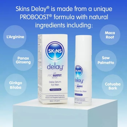 Skins - Natural Delay Serum - 30ml photo
