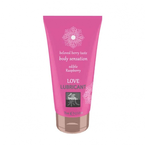 Shiatsu - Love Edible Lubricant - Raspberry - 75ml photo