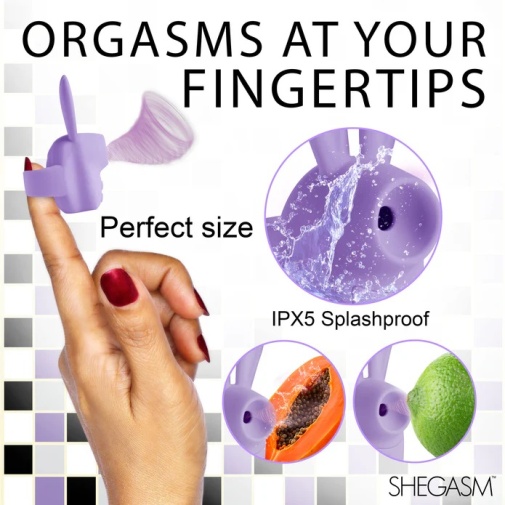 Inmi - Shegasm Sucky Bunny 兔子陰蒂刺激器 - 紫色 照片