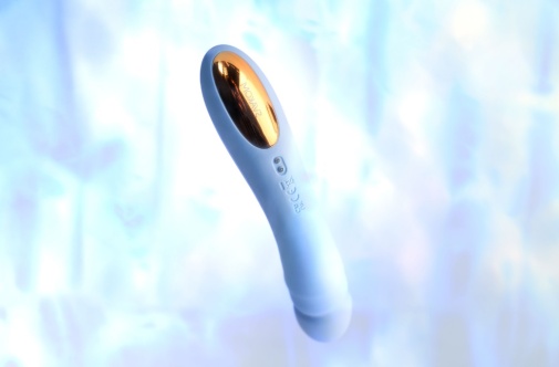 SVAKOM - Ava Neo Interactive Thrusting Vibrator - Cornflower Blue photo