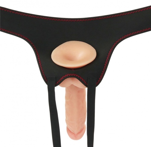 Lovetoy - 7.5" Vibro Easy Strapon Set w Balls photo