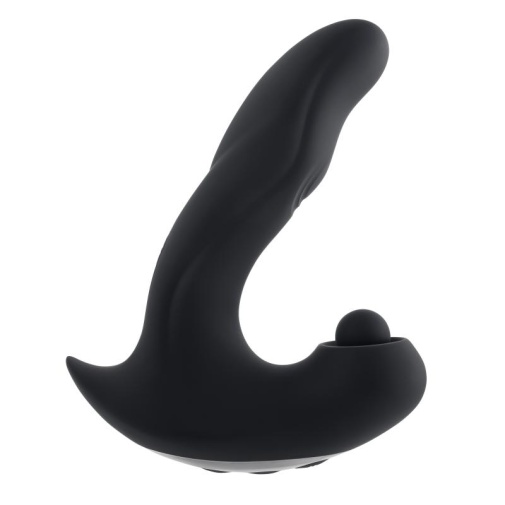 Gender X - Mad Tapper Vibrator w Clit Stimulator - Black photo