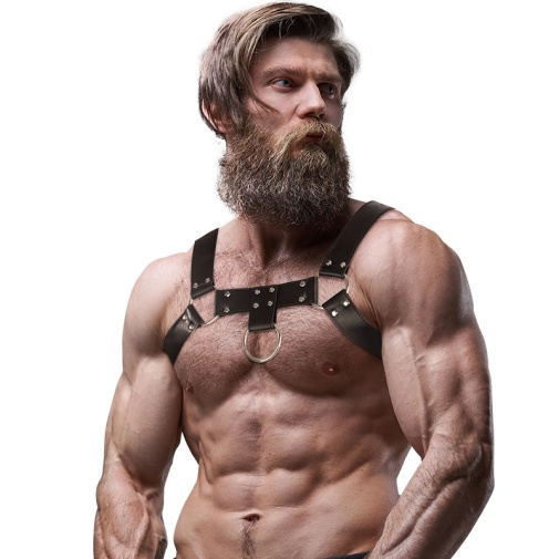 Fetish Submissive - Chest Strap Male Harness - Black photo