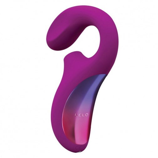 Lelo - Enigma 陰蒂吸啜及G點雙重刺激聲波按摩器 - 深玫瑰色 照片