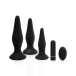 Honey Play Box - Idris Vibro Anal Plugs Set - Black photo