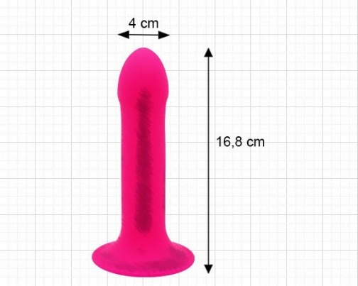 Adrien Lastic - 6.6'' 矽膠假陽具 - 紅色 照片