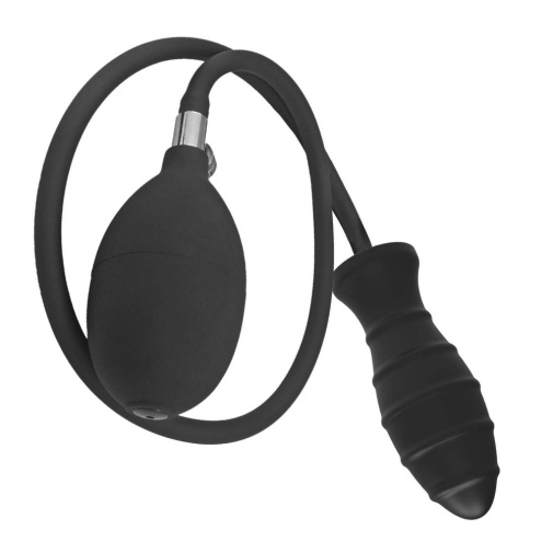 Nasstoys - Ribbed Inflantable Plug - Black 照片