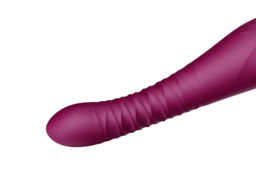 Zalo - King APP Thrusting Vibrator - Velvet Purple photo