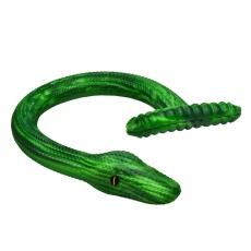 Creature Cocks - Slither Hose Dildo - Green 照片