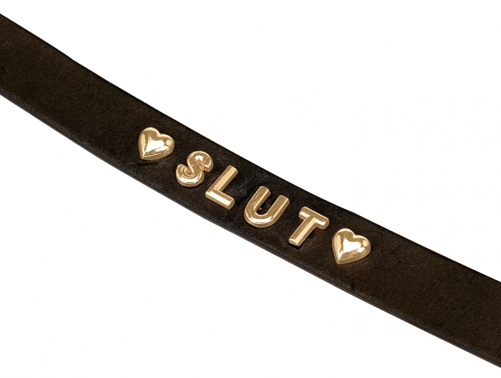 The perfect choker does exist, the ideal combination of genu... Liebe Seele - Slut Choker - Black photo-2