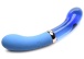 Prisms Erotic Glass - G-Spot Dual Ended Vibrator - Blue photo-4