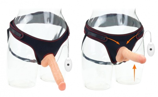 Lovetoy - 7.5" Vibro Easy Strapon Set w Balls photo