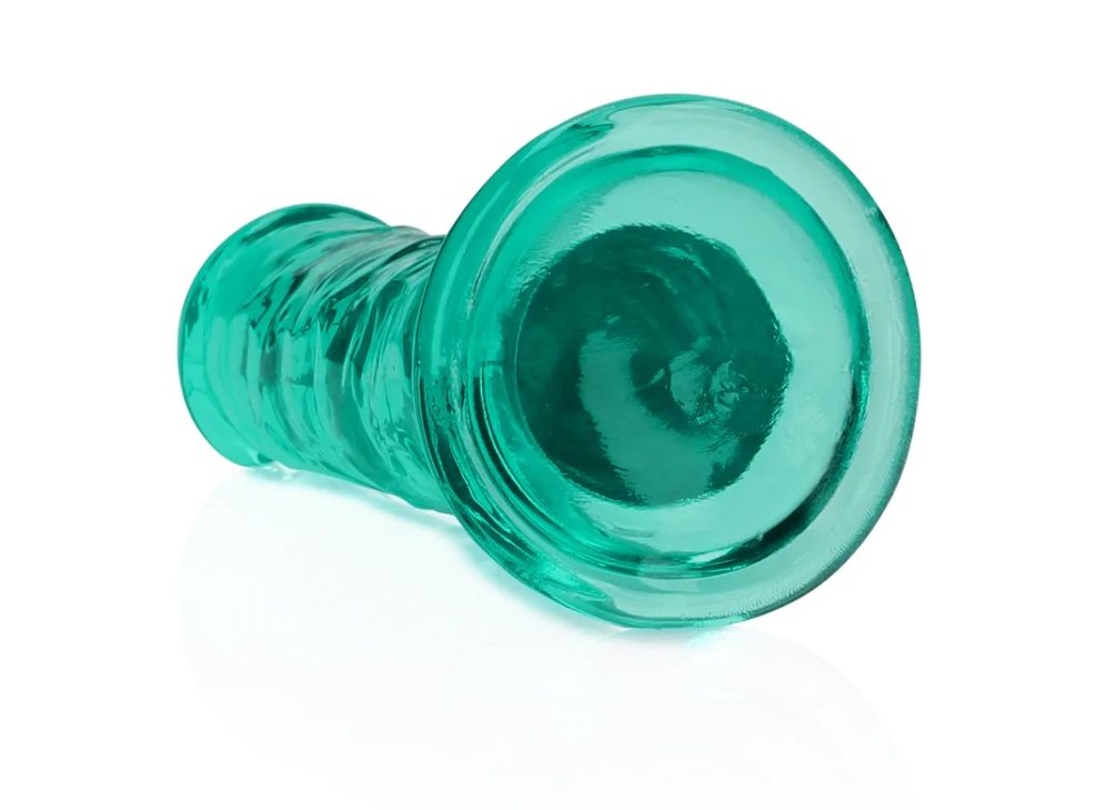 Ready for a CRYSTAL CLEAR orgasm? Reach your finest climax i... RealRock - 6" Straight Realistic Dildo - Green photo-6