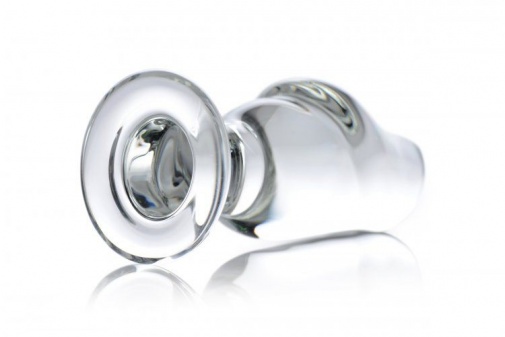 Prisms Erotic Glass - Asvini Penis Anal Plug - Clear photo