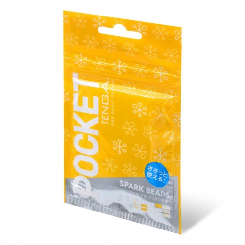 Tenga - Pocket Block Spark Beads - Yellow photo