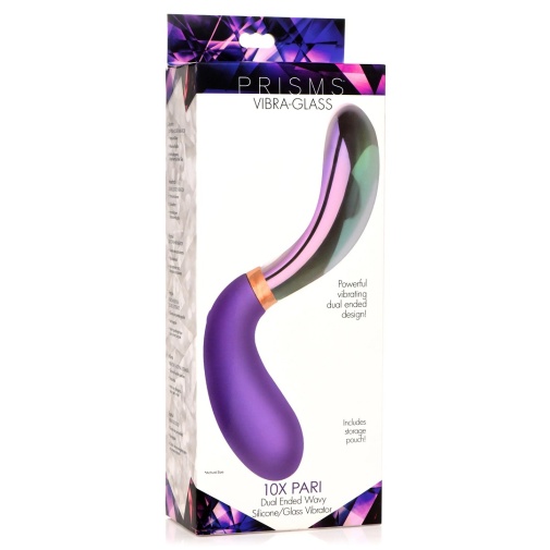 Prisms Erotic Glass - Wave 双头震动器 - 紫色 照片