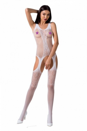 Passion - Bodystocking BS072 - White photo