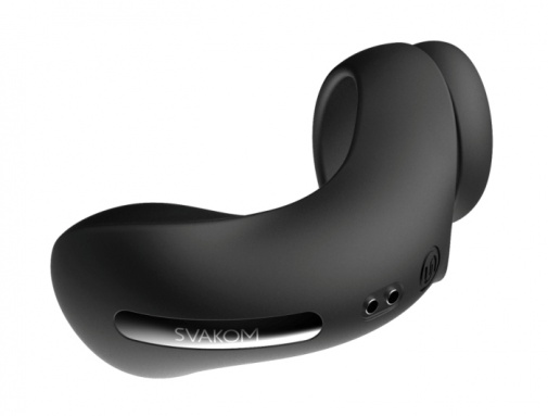 SVAKOM - Benedict Double Ring Perineum Stimulator - Black photo