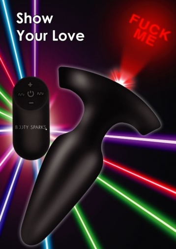 Booty Sparks - Laser Fuck Me Anal Plug M - Black photo