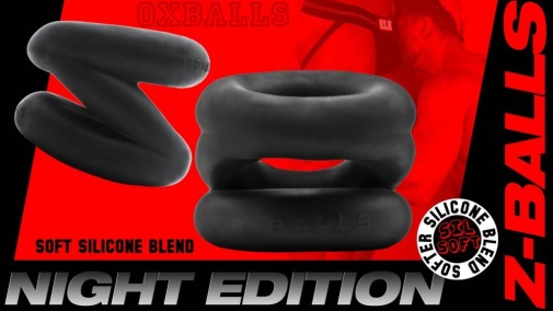 Oxballs - Z-Balls Ballstretcher - Night Black 照片