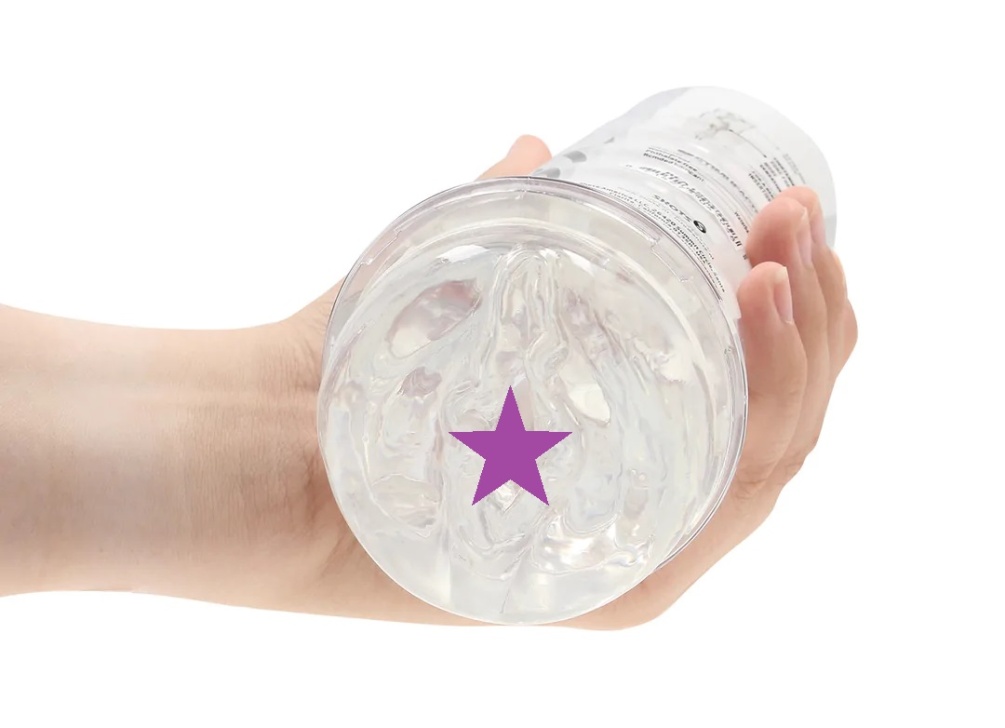 Experience sexual pleasure and let your fantasies go wild! T... RealRock - Easy Rider Pussy Masturbator - Clear photo-2