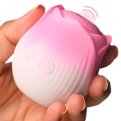 Bloomgasm - Pulsing Petals Rose Stimulator - Pink photo