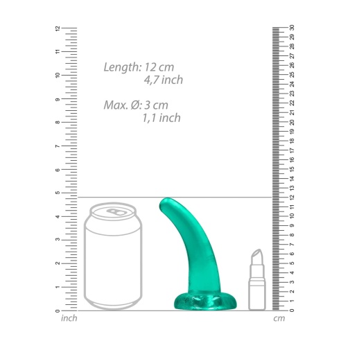 RealRock - 5" Non-Realistic Dildo - Green photo