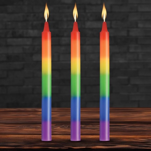 Master Series - Pride Candles Set 3 pcs - Rainbow photo