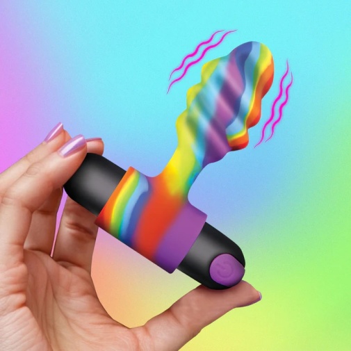 Bang! - Rainbow Vibro Butt Plug photo