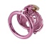 MT - Metal Chastity Cage w 3 Rings - Purple photo-7