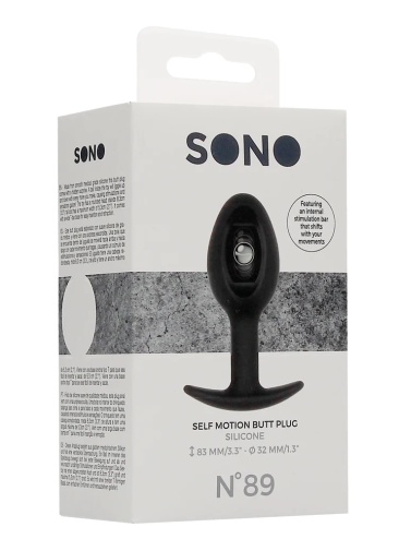 Sono - #89 自我運動 單珠後庭塞 - 黑色 照片