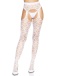 Leg Avenue - Amore Heart Pantyhose - White photo