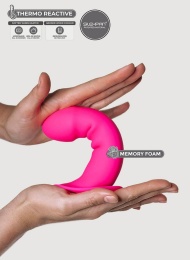 Adrien Lastic - 6.6'' 矽胶假阳具 - 红色 照片