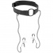 Fetish Submissive - O Ring Gag w Nipple Clips - Black photo