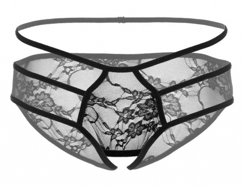 Daring - Jade Crotchless Panty - Black - S/M photo