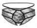 Daring - Jade Crotchless Panty - Black - S/M photo-4
