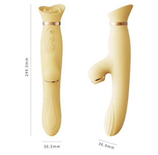 Zalo - Rose Vibrator - Lemon Yellow photo