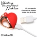 Charmed - 10X Vibro Heart Necklace - Red photo-7