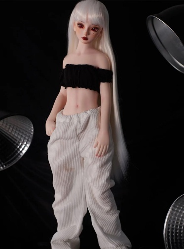 Saki Mini Fantasy Realistic Sex Doll, Skinny, Ultra Soft Silicone 55 cm (1'8 ft)  photo