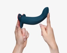 Fun Factory - Limba Flex 可弯曲假阳具 大码 可弯曲假阳具 - 天鹅绒蓝色 照片